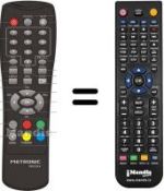 Replacement remote control Metronic ZAP BOX FIRST1.0