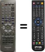 Replacement remote control Panasonic N2QAKB000007
