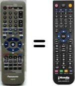 Gleichwertige Fernbedienung Panasonic N2QAKB000028