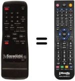 Replacement remote control Funai 21A-210