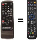 Replacement remote control Funai 21A-620