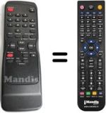 Replacement remote control Funai 23A-450