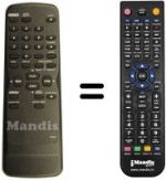 Replacement remote control Funai 29A-754