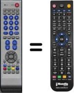 Replacement remote control NordMende N3205LB