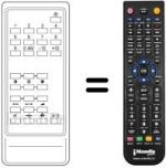 Replacement remote control Irradio LIPARI