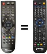 Replacement remote control REMCON244