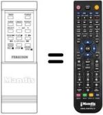 Replacement remote control Thorn FV20B