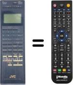 Replacement remote control JVC HR-D530E