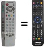 Gleichwertige Fernbedienung Panasonic EUR511268