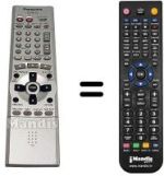 Gleichwertige Fernbedienung Panasonic EUR7615KDO-TV-TV