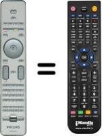 Gleichwertige Fernbedienung Philips 42PFL9900D-10-TV