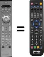 Replacement remote control Philips 50PF9966 / 12