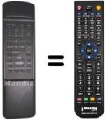 Replacement remote control Philips 482221830696