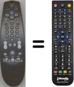 Replacement remote control Philips 482221810782