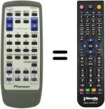 Replacement remote control Pioneer XXD3034