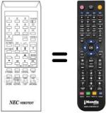 Replacement remote control RC1007E