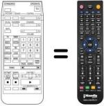 Replacement remote control RC1066E
