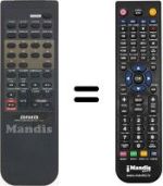 Replacement remote control RC-TN330