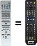 Replacement remote control RC1072