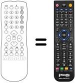 Replacement remote control Finlux CT2819T