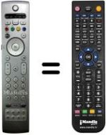 Replacement remote control Philips 42PF9730 / 10