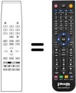 Replacement remote control RC504