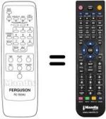 Replacement remote control RC5304U