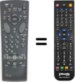 Replacement remote control RC8X02NX