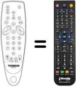 Replacement remote control Thomson 21053140