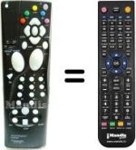 Replacement remote control Thomson 21016730