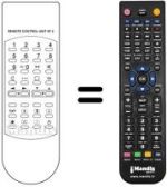 Replacement remote control Seleco NOVAISFF45M22NO