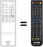 Replacement remote control RM626