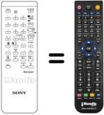 Replacement remote control Sony RM634A