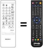 Gleichwertige Fernbedienung Sony A-1470-759A