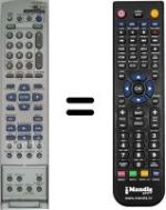 Gleichwertige Fernbedienung JVC DM-MH30SE