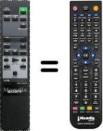 Gleichwertige Fernbedienung Sony EV-C500E