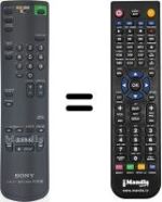 Replacement remote control RMT-V166B
