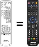 Replacement remote control RMT-V166H