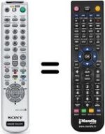 Gleichwertige Fernbedienung Sony SLV-SE830B