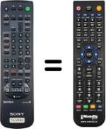 Replacement remote control Sony KV-14V6A