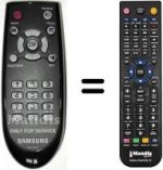 Replacement remote control Samsung UE32D6540US/XZG