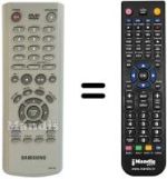 Gleichwertige Fernbedienung Samsung SUP886