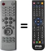 Gleichwertige Fernbedienung Samsung LE22A656A1D/XXH