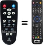 Replacement remote control Iomega ScreenplayMX2 HD