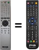 Replacement remote control Sony RDR-HX1010