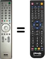 Replacement remote control Sony KDLS26A11E