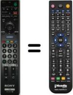 Gleichwertige Fernbedienung Sony KDL-52W4000E