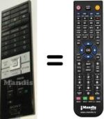 Replacement remote control Sony XEL-1