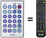 Replacement remote control Irradio XTL712