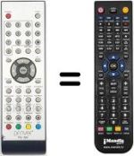 Replacement remote control Denver TFD-1905